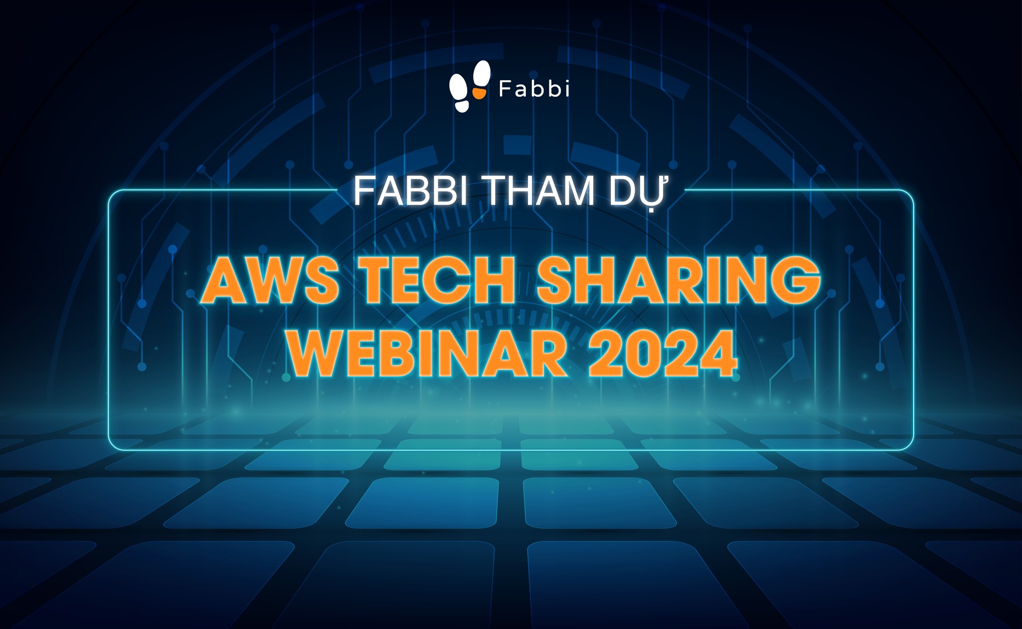 Fabbi makes a statement at the Aws Tech Sharing Webinar 2024