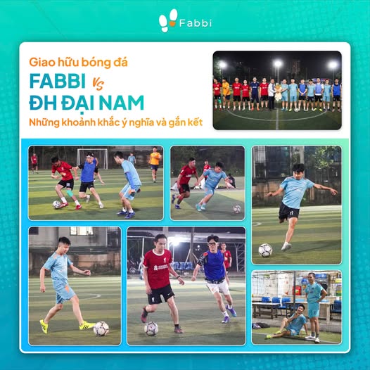 FABBIとDAI NAM 大学、親善サッカーで団結強化！