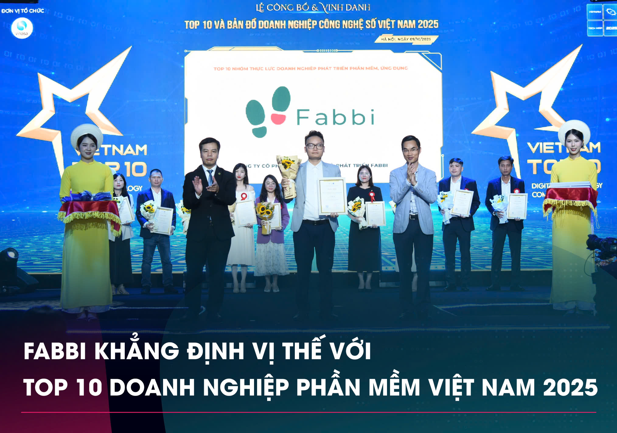 Fabbi recognized among Top 10 Vietnamese software enterprises 2025