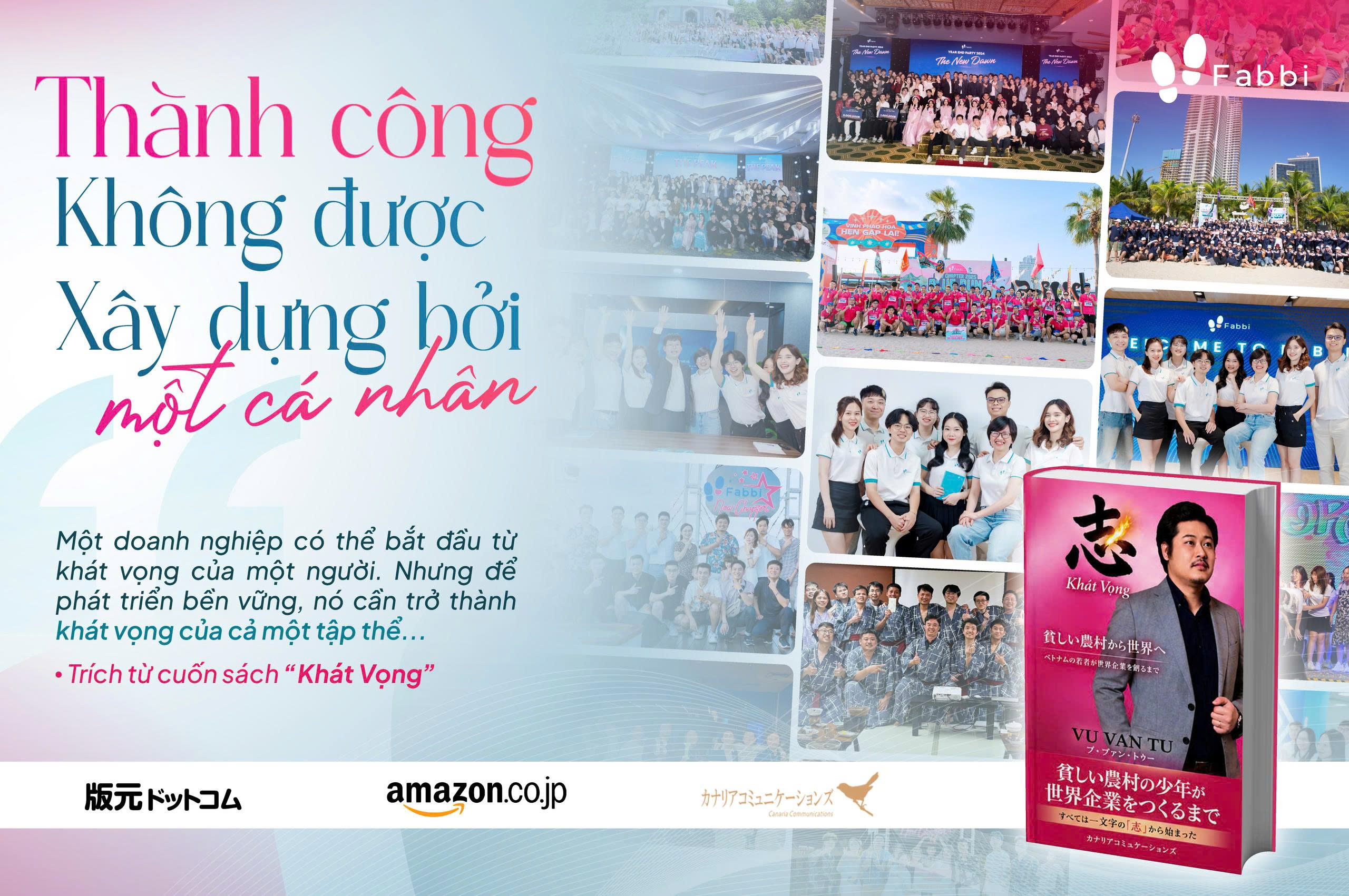 THÀNH CÔNG KHÔNG ĐƯỢC XÂY DỰNG BỞI MỘT CÁ NHÂN